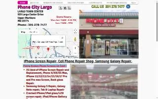 City Largo - iPhone Screen Repair/iPad Repair & Samsung Galaxy Phone Fixing Store website