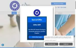 Forestville Veterinary And Bird Hospital website