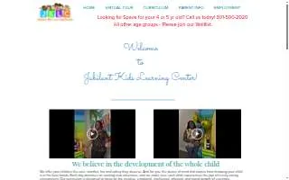 Jubilant Kids Learning Center, Inc website