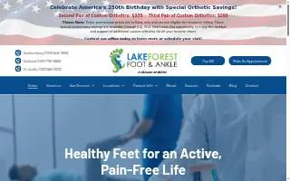 Lakeforest Foot and Ankle Center of Largo website
