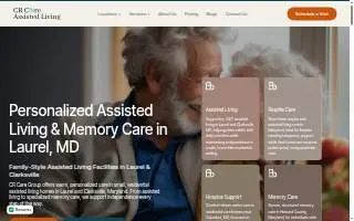 CR Care Assisted Living Laurel - Personalized Senior Care website