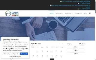 DAPA Multiservices Advisors website