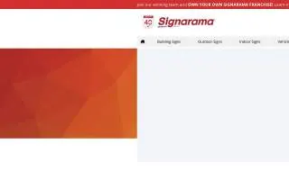 Signarama Laurel, MD website