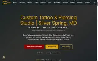Sueno Tattoo of Laurel website