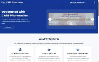 CARE Pharmacies Cooperative Inc. website