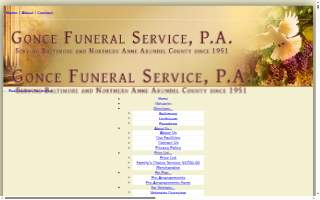 Gonce Funeral Service P.A. of Linthicum