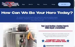 Heating & Cooling website