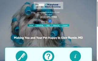 Maryland Mobile Grooming of Linthicum website