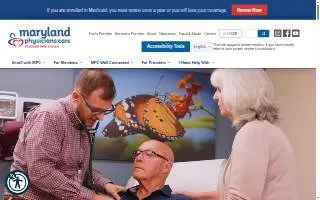 Maryland Physicians Care website