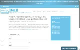 B&E Moving and Hauling services