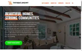 TRA Construction website