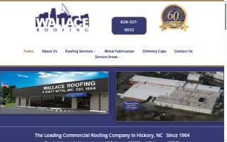 Wallace Roofing siding gutter sign window commercial residential flat metal asphalt shingle drywall insulation repairs of Lochearn