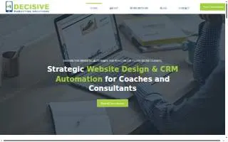 Decisive Marketing Solutions website