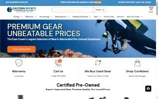 Eastern Sports website