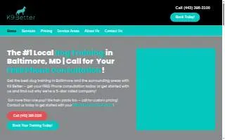 K9 Better of Middle River website