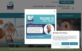 OMNI Eye Specialists of Milford Mill website