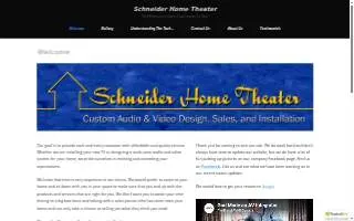 Schneider Home Theater website