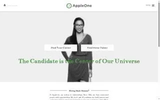 Apple One Employment Services of Milford Mill website