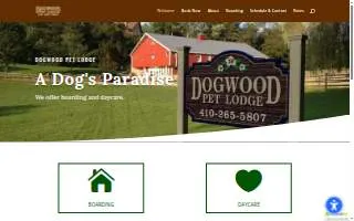 Dogwood Pet Lodge of Milford Mill website