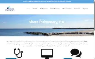 Shore Septic website