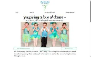 The Studio of Dance website