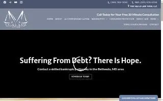 The Valle Law Firm, LLC of Montgomery Village website