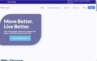 Greenbelt Physical Therapy & Sports Medicine Inc. website