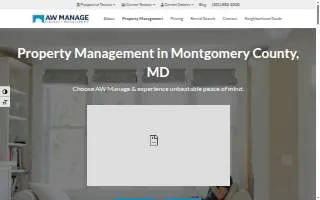 AW Manage Property Management website
