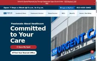 Fast Track Urgent Care of Bethesda website
