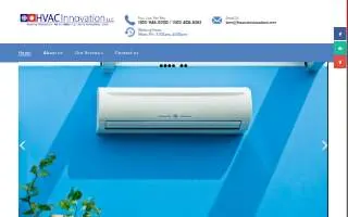 HVAC Innovation llc of Baltimore website