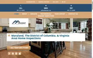 Prudent Home Inspections of North Bethesda website