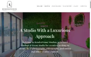 RendezVenue Studios website