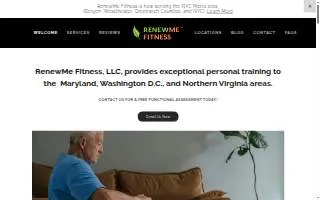 RenewMe Fitness website