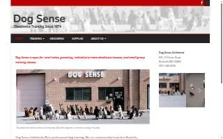 Dog Sense Unlimited website