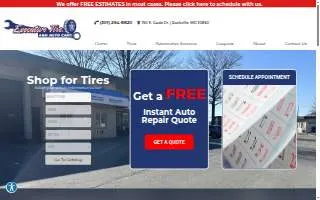Executive Wholesale Tire website
