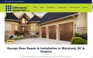 Gaithersburg Garage Door™ - Garage Doors MD DC VA website
