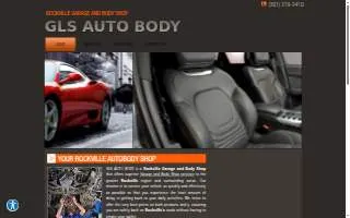 GLS Auto Body website