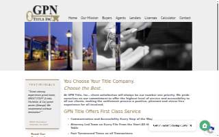 GPN Title, Inc. of North Potomac