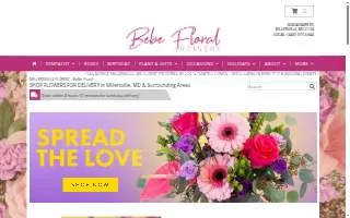 Bebe Floral of Odenton website