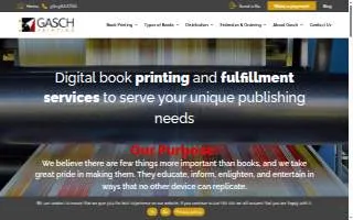 Gasch Printing website