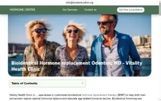 Health & Vitality Clinic of Odenton website