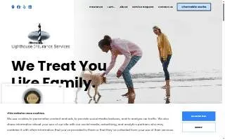 Lighthouse Insurance Services website