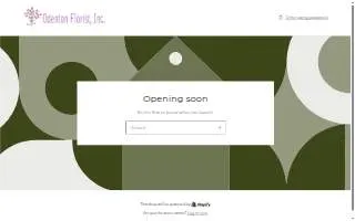 Odenton Florist website