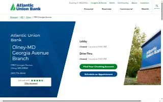Atlantic Union Bank of Olney website