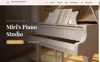 Miri Piano Studio website