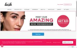 Amazing Lash Studio of Owings Mills website