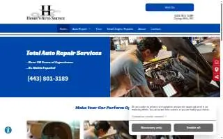 Henry's Auto Service Inc. website