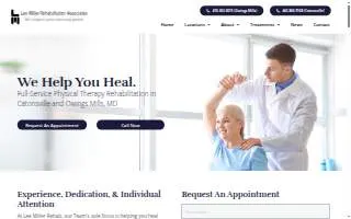 Lee Miller Rehab Associates - Owings Mills website