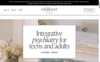 Wildflower Psychiatry website