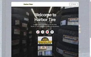 Harbor Tire of Oxon Hill website